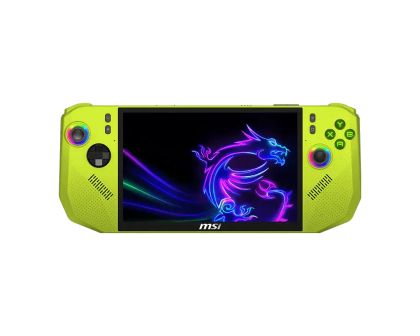 Игрова конзола MSI CLAW A8 BZ2EM-058GR - 8" IPS FHD+(1920x1200) 120Hz VRR, 24GB LPDDR5x, 1TB SSD, Windows 11 Home - Neon Green