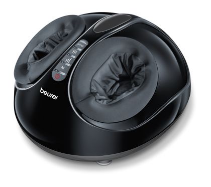 Масажор Beurer FM 90 Shiatsu foot massager;Shiatsu and air pressure massage; Heat function; 3 massage programmes; 3 intensity levels of air compression massage; shoe size 46; washable and removable cover