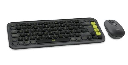 Комплект клавиатура и мишка Logitech POP Icon US безжична Bluetooth (920-013140)