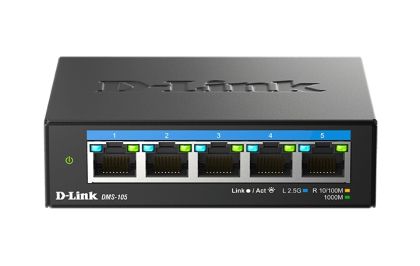 Комутатор D-Link 5-Port Multi-Gigabit Unmanaged Switch
