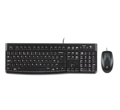 Комплект клавиатура и мишка Logitech MK BG/US жичен (920-002535)