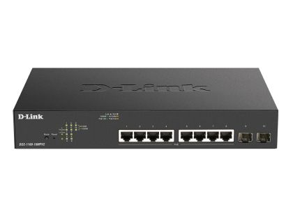 Комутатор D-Link 10-Port PoE+ Gigabit Smart Managed Switch