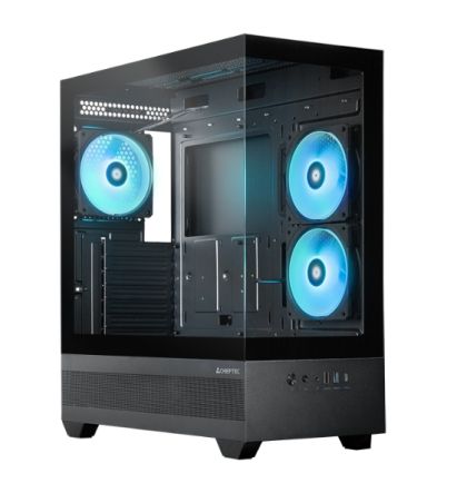 Компютърна кутия Chieftec VISTA Mid Tower ATX закалено стъкло ARGB (GT-01B-OP)