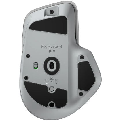 LOGITECH MX Master 4 - PALE GREY - 2.4GHZ/BT - EMEA28i-935