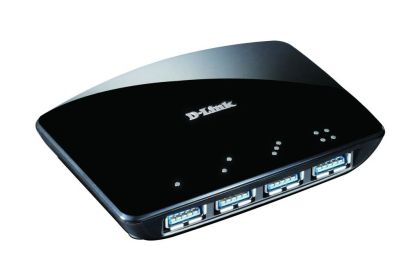 USB хъб D-Link 4x USB 3.0 5Gbps (DUB-1340)