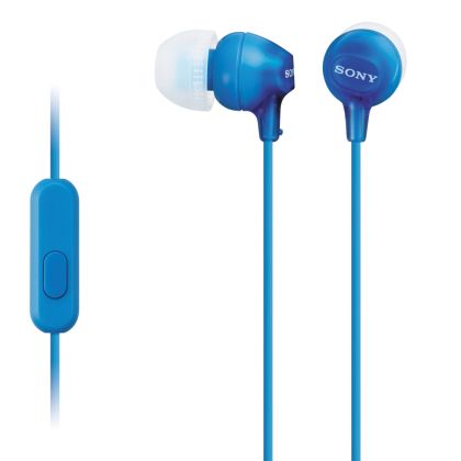 Слушалки с микрофон Sony тапи 3.5mm с микрофон (MDREX15APLI.CE7)