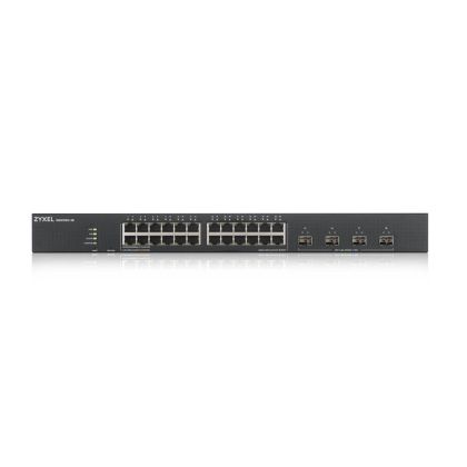 Комутатор ZyXEL XGS1935-28, 28 Port Lite-L3 Smart Managed Switch, 24x Gigabit Copper and 4x 10G SFP+, hybrid mode, standalone or NebulaFlex Cloud