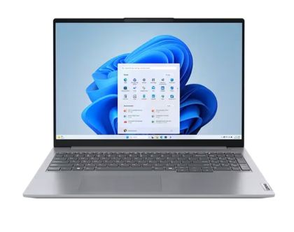 Лаптоп Lenovo ThinkBook 16 G7 AMD Ryzen 5 7535HS (up to 4.55GHz, 16MB),16GB DDR5-4800, 512GB SSD, 16" WUXGA (1920x1200) IPS AG, Integrated AMD Graphics, FHD&IR Cam, Backlit KB, 3 cell, WLAN, BT, FPR, DOS, 3Y Onsite