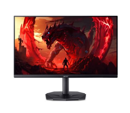 Монитор Acer Nitro KG240YP0bi, 23.8'' FHD (1920X1080), VA, 144Hz, 100M:1, 250nits, 4ms (GTG)/1ms (VRB), 99% sRGB, VGA, HDMI, FreeSync, ZeroFrame, Tilt, Energy Star, Vesa, Energy Class D, Black, 2Y