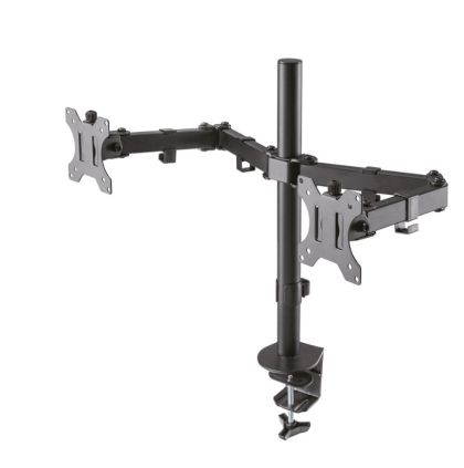 Стойка Neomounts Flat Screen Desk Mount (clamp/grommet) for 2 screens, 10"-32"