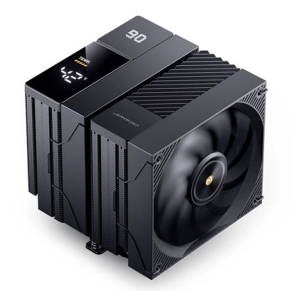 Охладител за процесор Jonsbo CC90 Dual Tower 130mm Display - Черен
