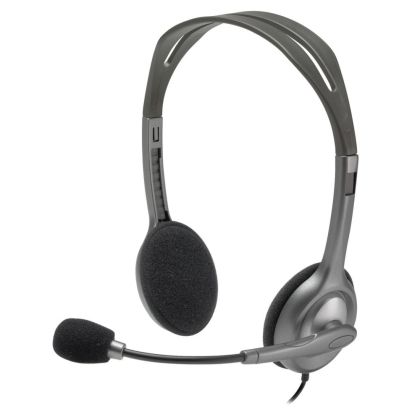 Слушалки с микрофон Logitech на ухото 3.5mm (981-000593)