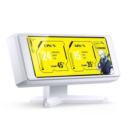 Информативен дисплей за кутия Jonsbo DS339 3.3" IPS - Бял
