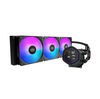 Водно охлаждане AIO Cooler Master MasterLiquid Core Nex Digital 360 мм ARGB (MLX-D36M-A18PA-RD)