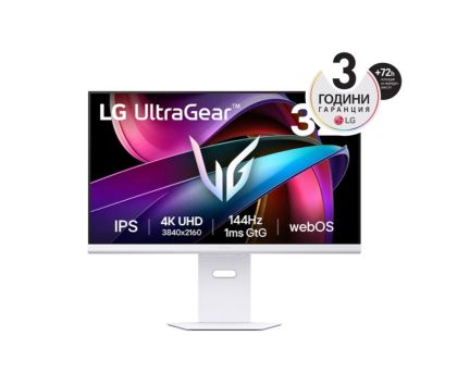 Геймърски монитор LG UltraGear 31.5" 4K UHD IPS 144Hz (32G810SA-W)