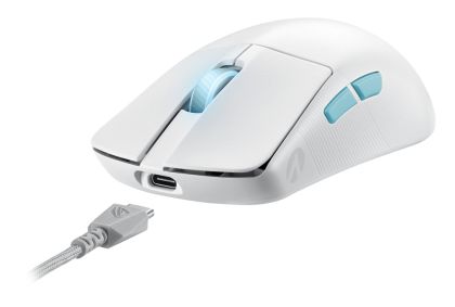 Геймърска мишка ASUS ROG Harpe Ace Aim Lab Edition 2.4GHz Bluetooth 36000 DPI (90MP02W0-BMUA10)