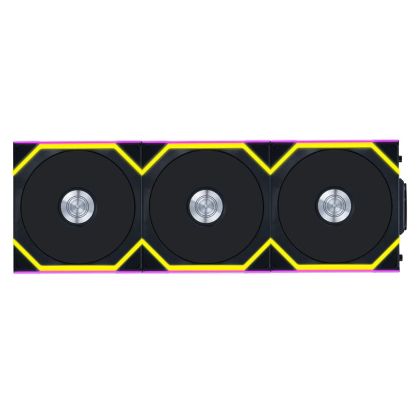 Triple Pack Lian Li UNI FAN SL Wireless ARGB PWM Reverse Blade - 120 mm Black + Controller