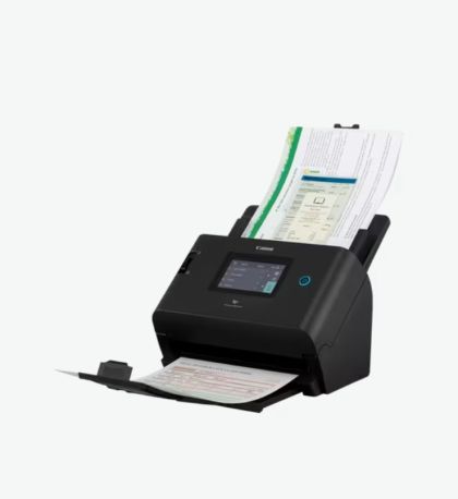 Документен скенер Canon imageFORMULA A4 50 стр/мин ADF дуплекс LAN Wi-Fi (6897C009AA)