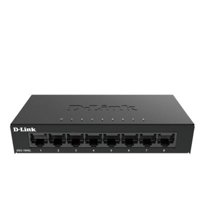 Мрежов суич D-Link 8x 1GbE неуправляем (DGS-108GL)