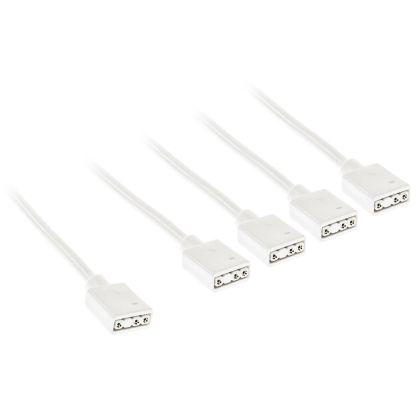 Кабел Kolink ARGB 1-4 Сплитер - 30 cm Бял