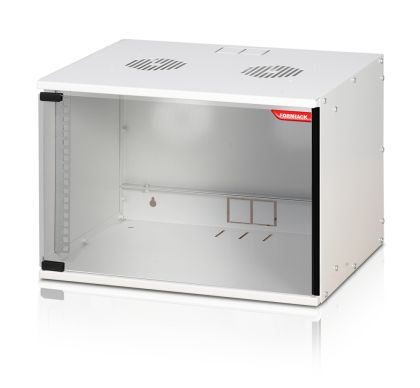 Комуникационен шкаф Formrack 19" Wall Mounted rack 7U SOHO 512/400mm, height: 358mm, loading capacity: 50kg., tempered glass door, 19" front rails