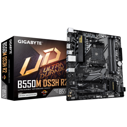 Дънна платка GIGABYTE B550M DS3H R2 Socket AM4