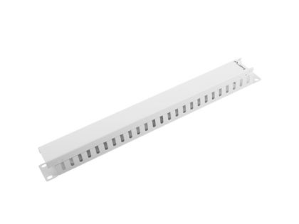 Аксесоар Lanberg 19" cable management panel type A 1U, grey