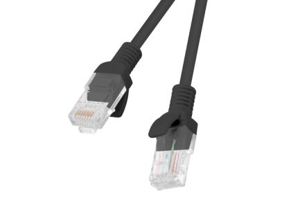 Кабел Lanberg patch cord CAT.5E 3m, black