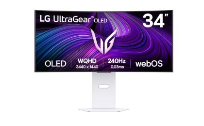 Геймърски монитор LG UltraGear 34" UWQHD OLED 240Hz