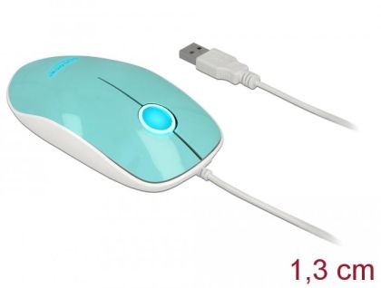 Мишка DeLock USB 1200 DPI (12538)
