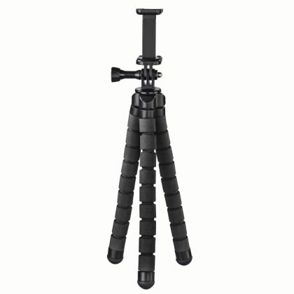 HAMA Трипод "Flex" за смартфон и GoPro, 26 см, черен
