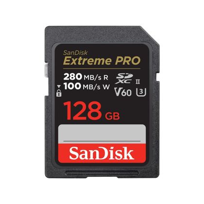 Карта памет SD SanDisk Extreme PRO 128GB UHS-II U3 V60 (SDSDXEP-128G-GN4IN)