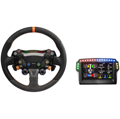 SIMAGIC Zeus Sport Steering Wheel & MagicDash 4 Bundle, AirLink, all-in-one