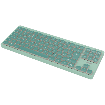 Клавиатура Canyon OnType 10 Механична TKL Low Profile USB (CNS-HKB10GR)