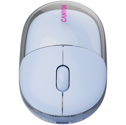 Безжична мишка Canyon OnClick Bluetooth 2.4GHz 1200DPI Синя (CNS-CMSW24BL)