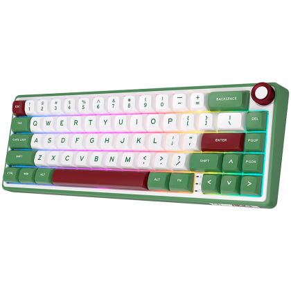 ROYAL KLUDGE R65 Green sand Gaming Keyboard Chartreuse switch