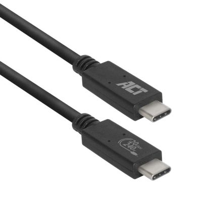 ACT Кабел USB-C - USB-C, 1 м / USB4, 20Gbps, 240W, сертифициран USB-IF