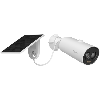 Imou Cell 3C All-In-One, Full color night vision Wi-Fi IP camera, 5MP, 1/3'' progressive CMOS, H.265/H.264, 2.8mm fixed lens, Night Vision up to 15m, 8x digital zoom, micro SD up to 512GB, Built-in Mic & Speaker, 5000mAh Rechargeable Battery, Two-way