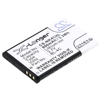 Батерия за мобилен телефон NOKIA 6100, 6200, 107, 108  BL-4C  LiIon 3,7V 900mAh CAMERON SINO