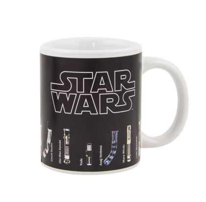 Чаша Paladone: Star Wars - Lightsaber Heat Change Mug DV (300ml), PP3699SWV3