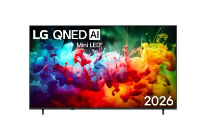Телевизор LG 65QNED70B3C, 65" 4K QNED MiniLED Smart TV, 3840x2160, DVB-T2/C/S2, Alpha7 AI Processor, HDR10 / HLG, webOS 26 ThinQ, VRR/ALLM/HGiG, 4K Super Upscaling, WiFi 5, Bluetooth 5.3, AirPlay 2, LAN, CI, HDMI, AI Sound Pro, Google Cast, 2 pole Stand