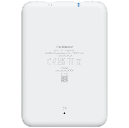 Ubiquiti UTR UniFi Travel Router ultra-slim travel router that instantly extends your UniFi Network wherever you are, bringing secure, familiar connectivity to remote locations