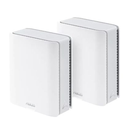 Меш система ASUS ZenWiFi BT8(W-2-PK) Tri-band WiFi 7, 4K-QA, BE14000, 4G LTE/5G Mobile Tethering