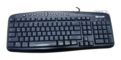 Реновирана клавиатура Microsoft Wired Keyboard 500 арабска подредба PS/2 Black