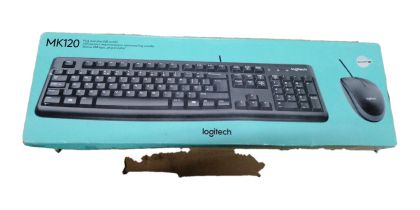 Разопакована клавиатура Logitech MK120 с БДС USB Black