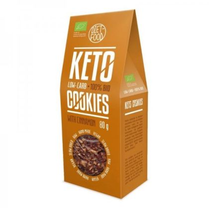 Diet Food Био кето бисквити с канела 80 г
