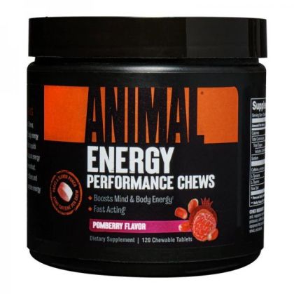 Animal Energy Chews Pom Berry 120 chewable tablets