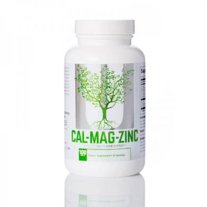 Universal Nutrition Calcium, Zinc, Magnesium 100 tablets