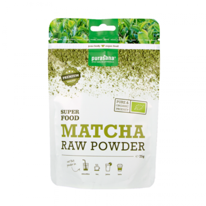 Purasana Био матча на прах премиум 75 г