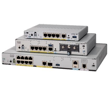 Кабелен рутер Cisco 1100 4x GbE LAN 2x GbE WAN 1x SFP (C1121-4P)
